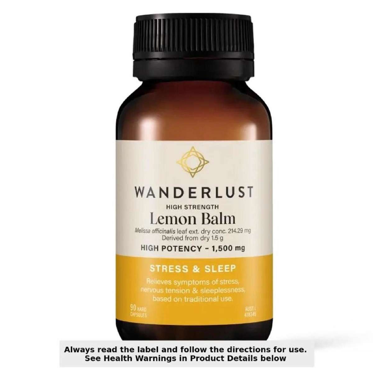 High Strength Lemon Balm Flavoured
