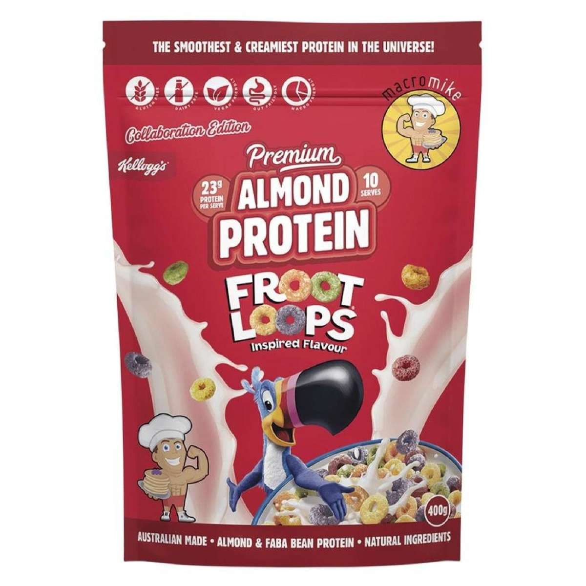Almond Protein Froot Loops Inspired