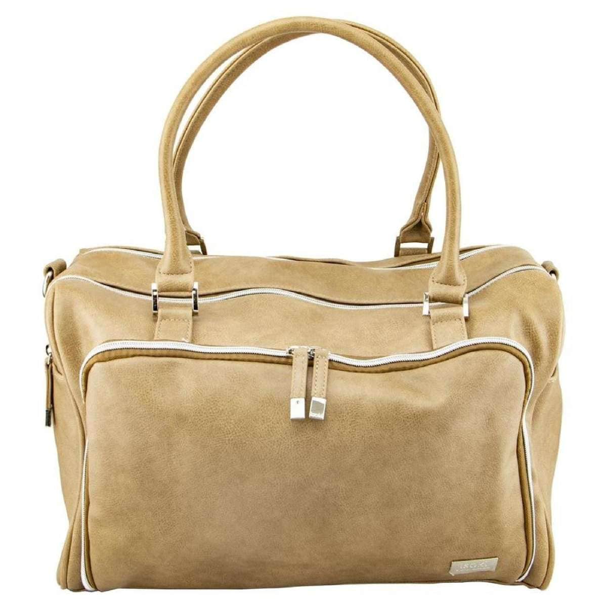Isoki Double Zip Satchel Latte