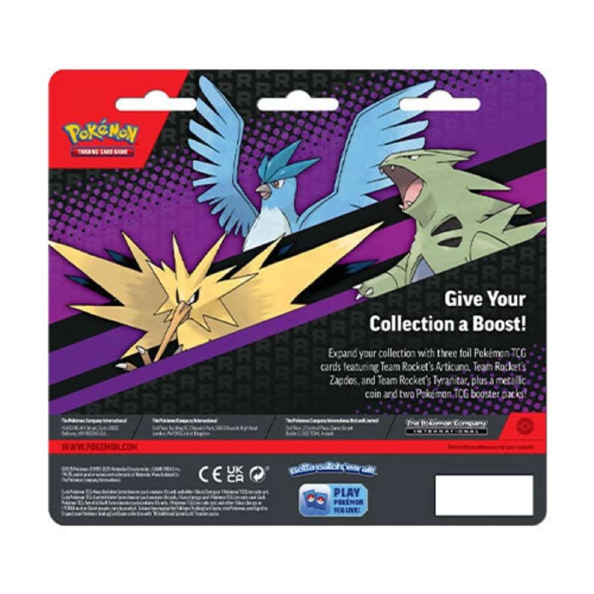 Pokemon TCG Enhanced 2 Pack Blister (Team Rocket's Articuno, Zapdos, Tyranitar) | Woolworths Pokemon TCG Enhanced 2 Pack Blister (Team Rocket's Articuno, Zapdos, Tyranitar) | Woolworths