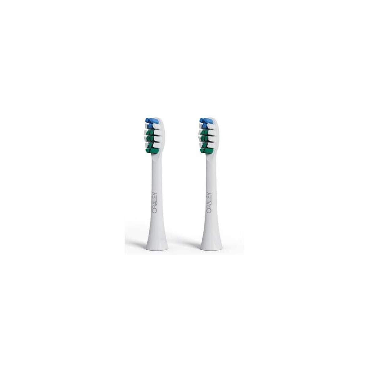 Oraley White Replacement Brush Heads - 2 Pack "Standard"