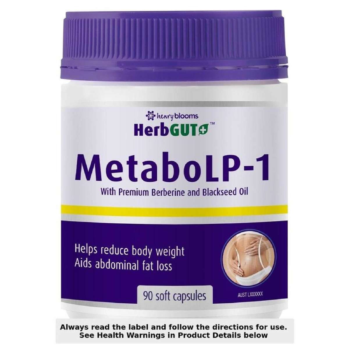 HerbGut + MetaboLP-1 90 Capsule