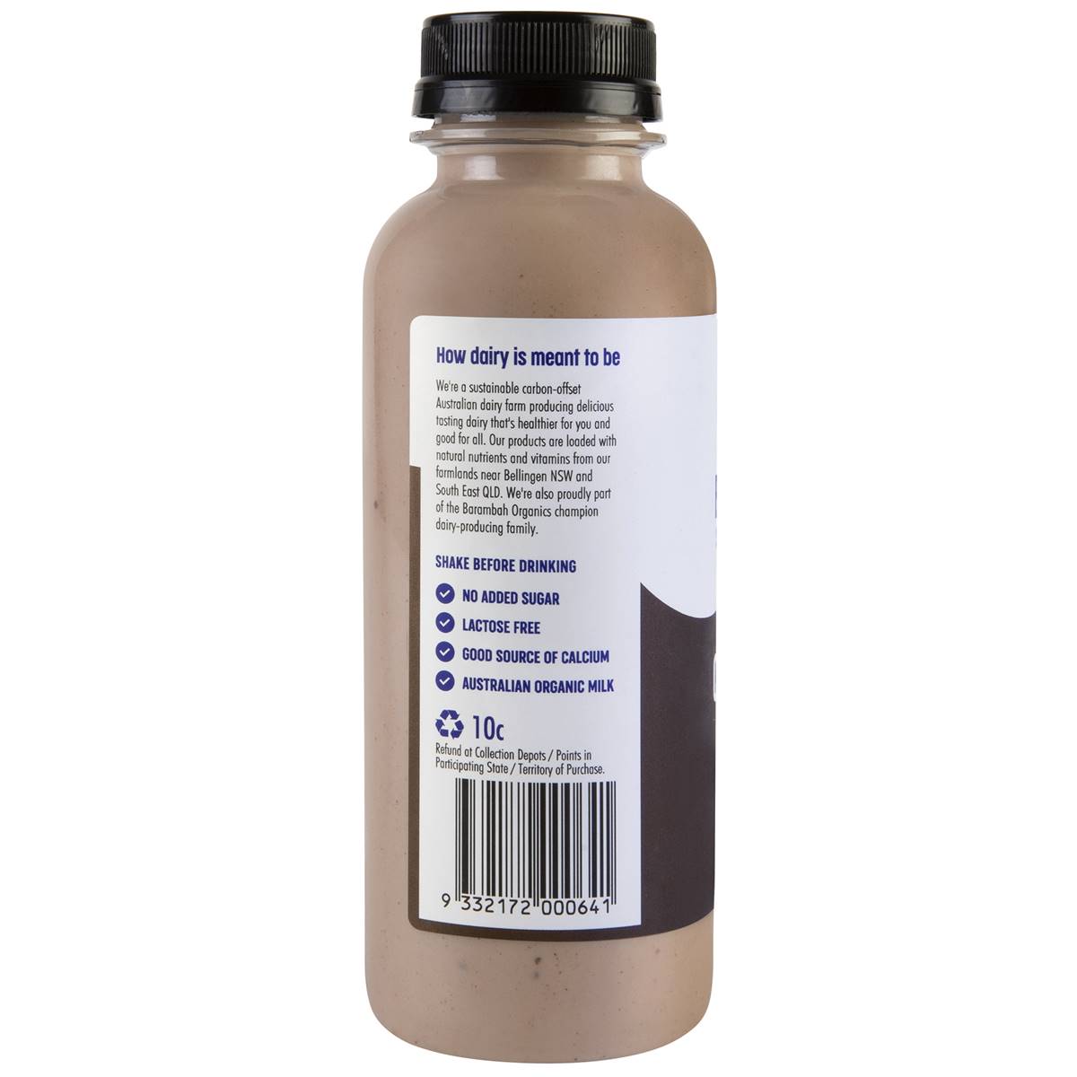 East Coast Sustainable Dairy Lactose Free Chocolate Milk 375ml Woolworths