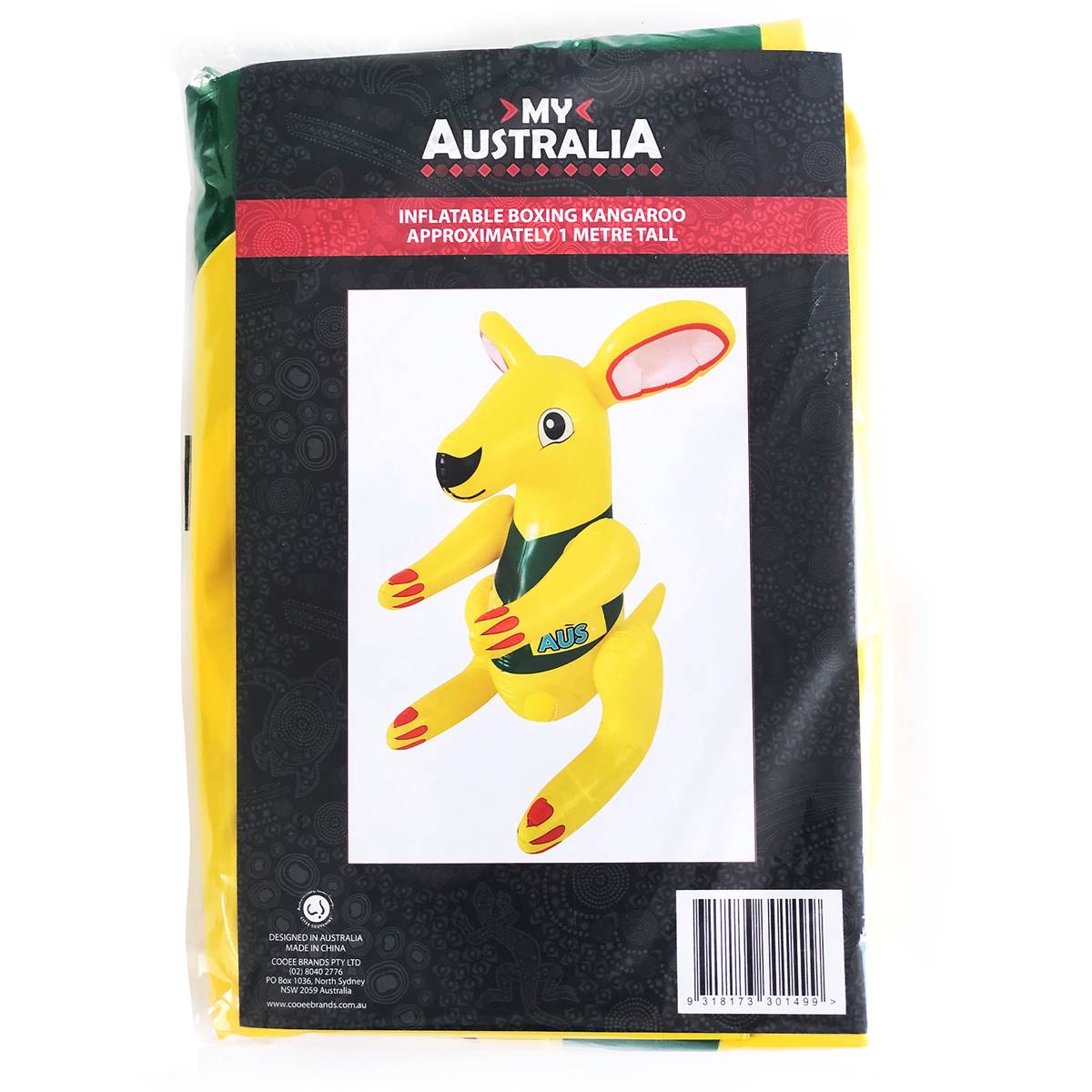 Australia Day Inflatable Boxing Kangaroo 1m Each Woolworths