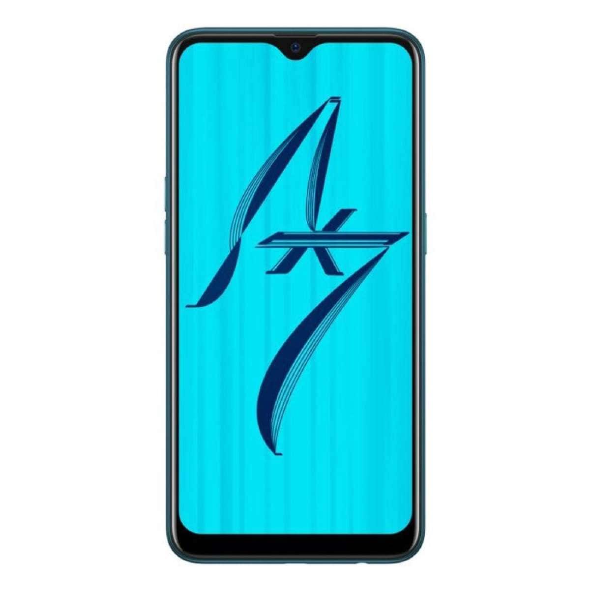 OPPO AX7 (64GB/4GB, 6.2'', Unlocked, CPH1903 ) - Glaze Blue Blue