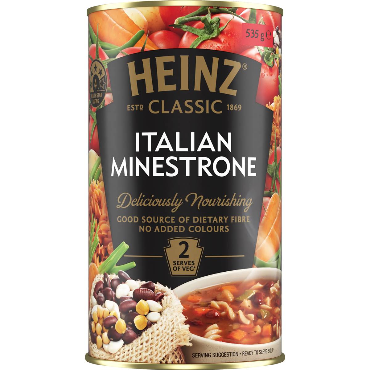 Heinz Classic Italian Minestrone Soup 535g | Woolworths