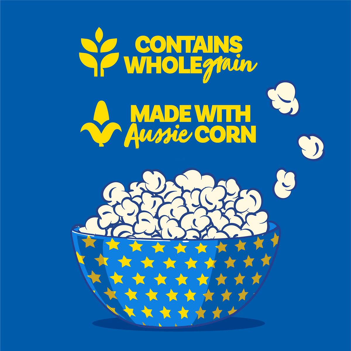 Poppin Microwave Popcorn Butter Flavour 100g X4 Pack Woolworths