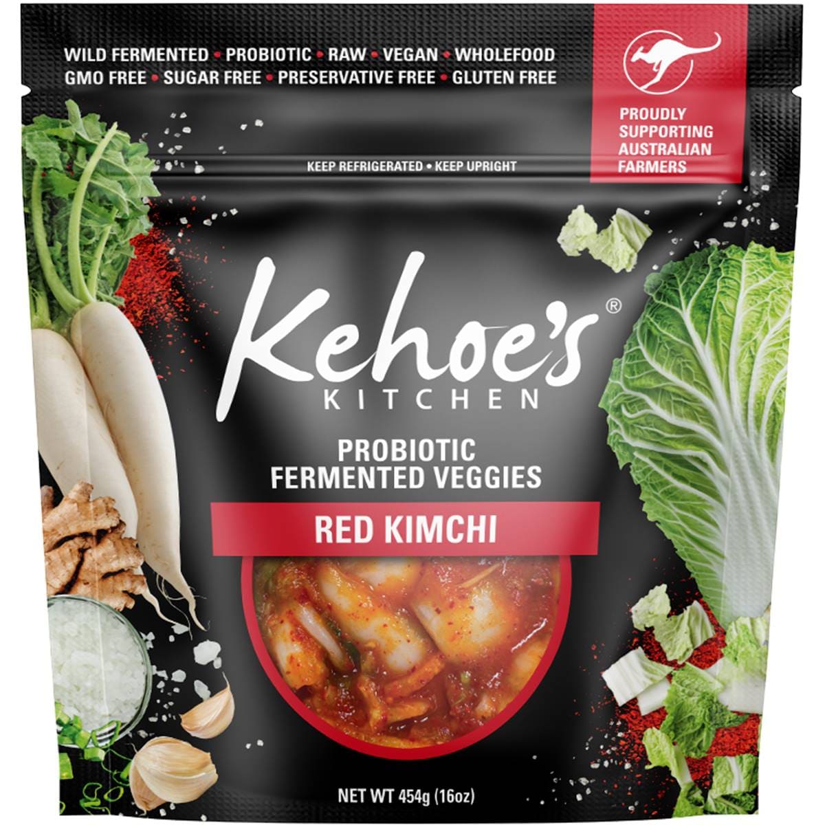 Kehoe's Red Kimchi 454g Woolworths
