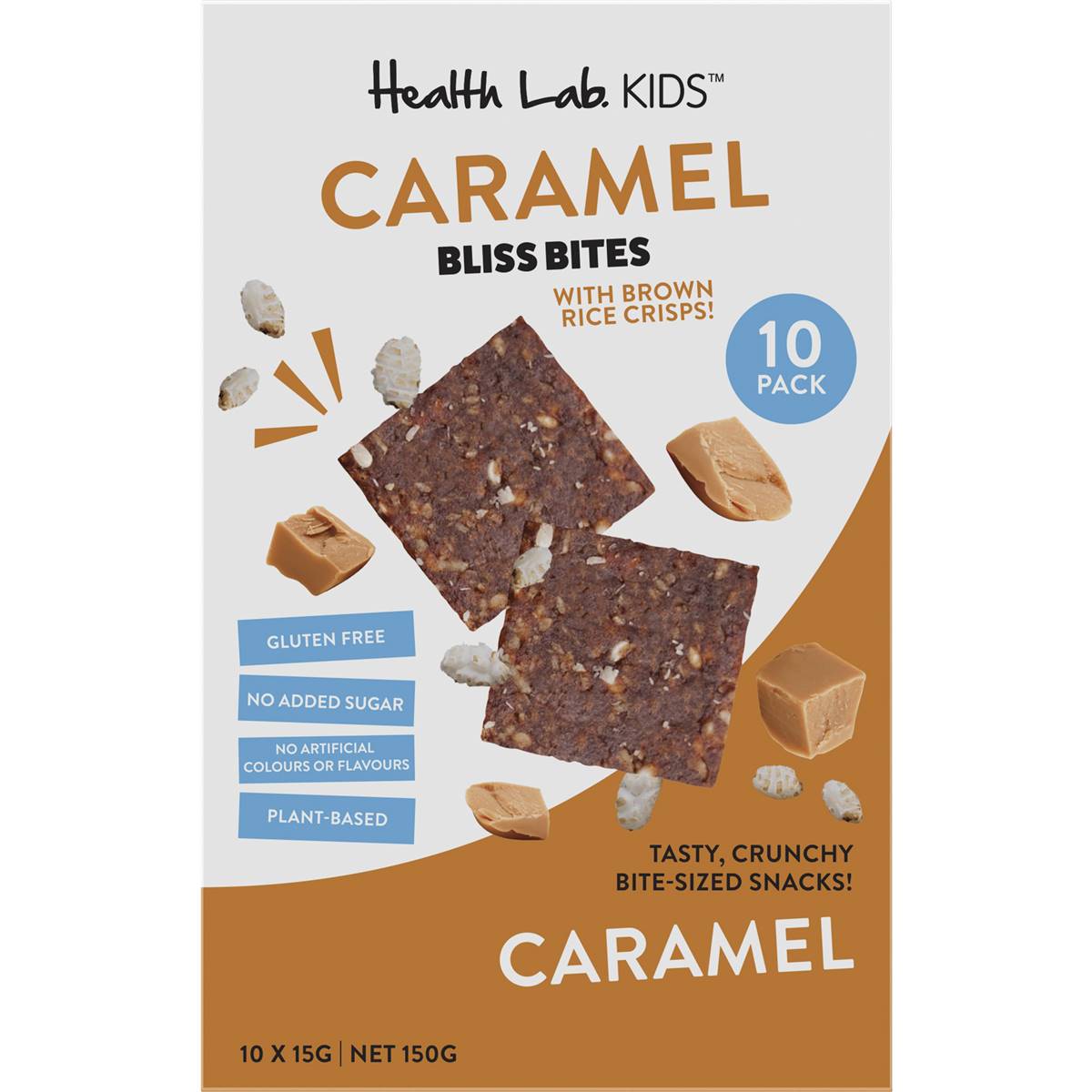 Health Lab Kids Bliss Bites Caramel 150g Woolworths