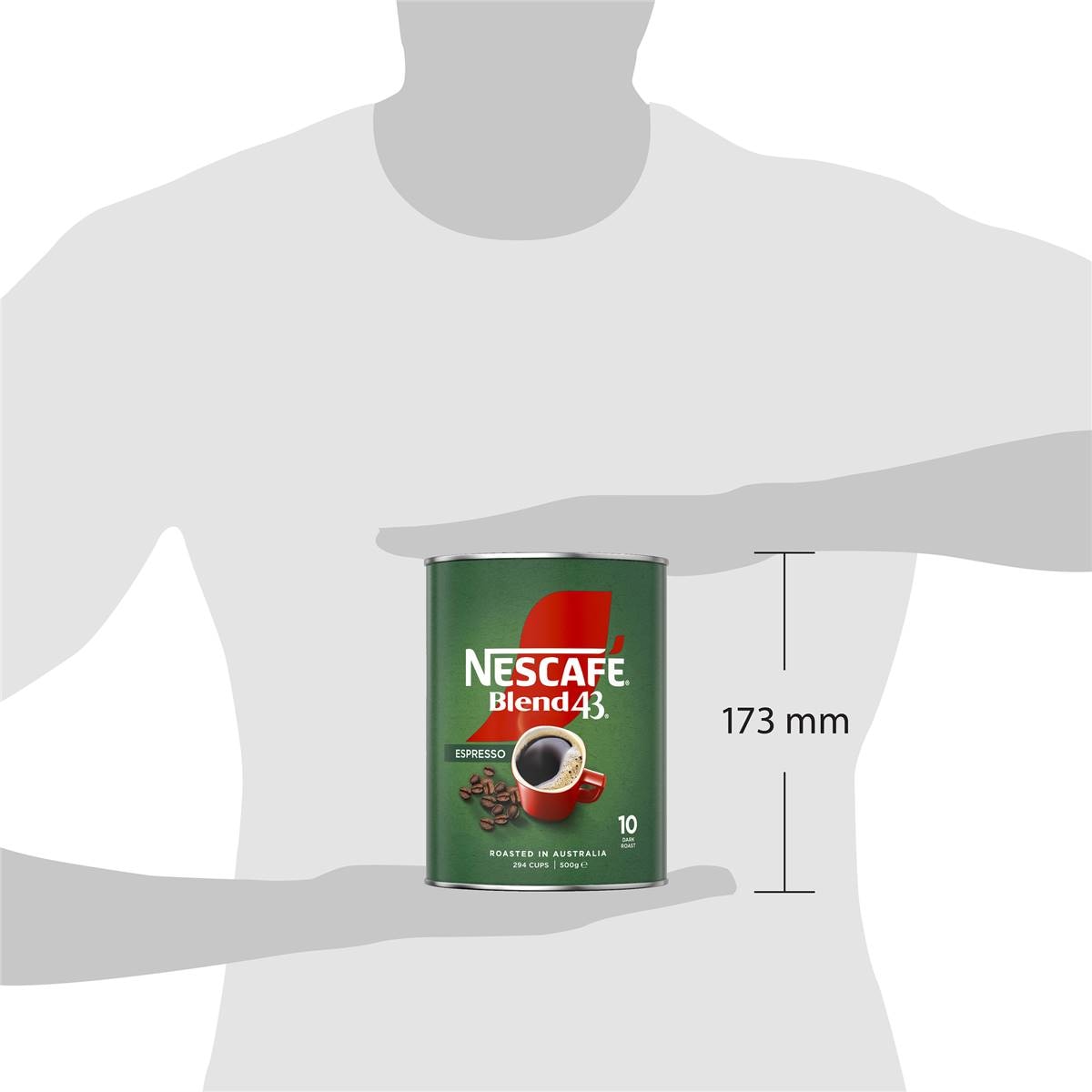 Nescafe Blend 43 Espresso Instant Coffee 500g Woolworths 5209