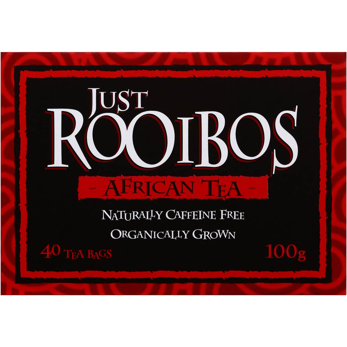 Just Rooibos African Tea Bags 40 Pack Woolworths