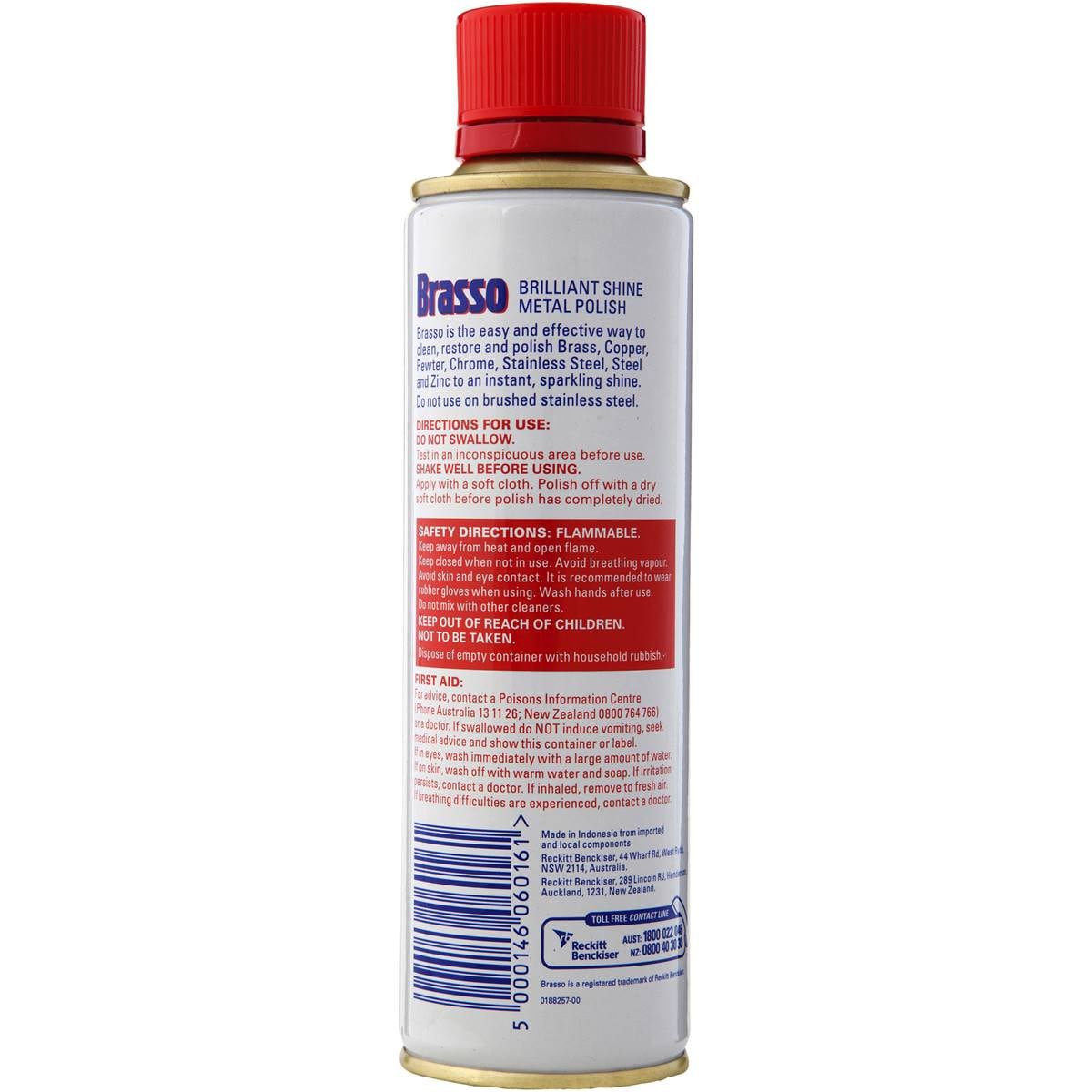 Brasso Metal Polish Metal 250ml Woolworths