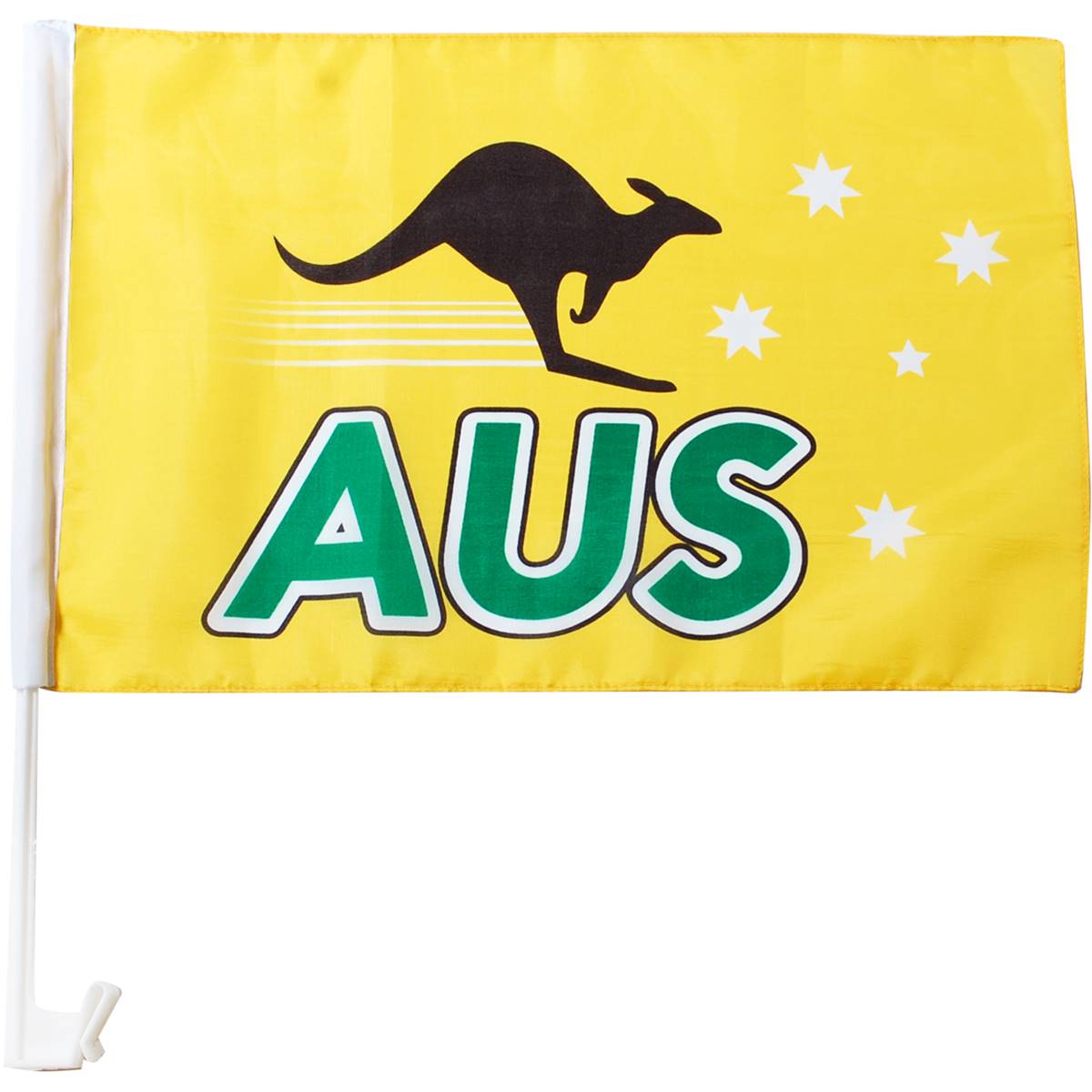Australia Day Car Flags Green & Gold 2 Pack Woolworths Australia Day Car Flags Green & Gold 2 Pack Woolworths