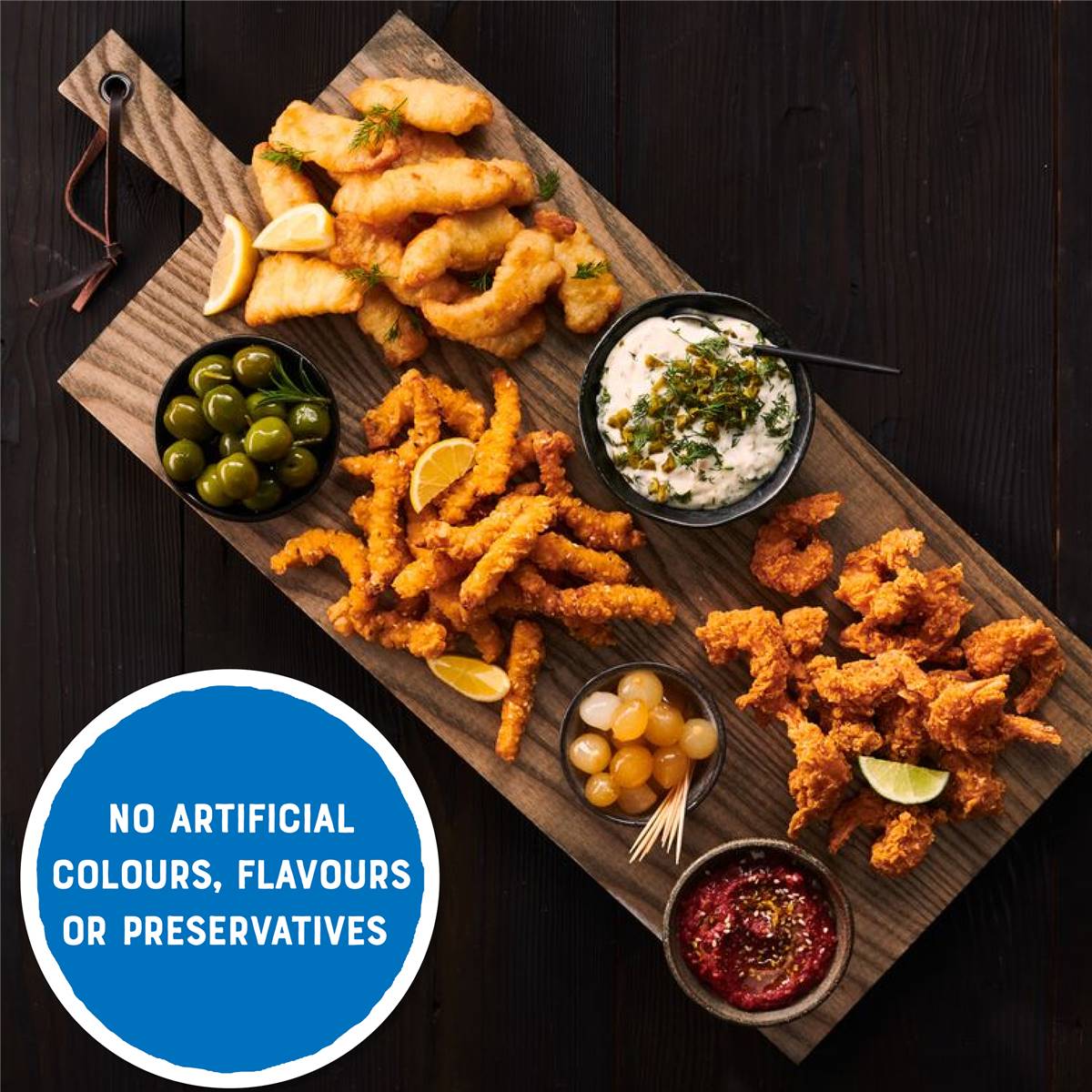 Birds Eye Deli Handcrafted Squid Strips Lightly Seasoned 225g Woolworths