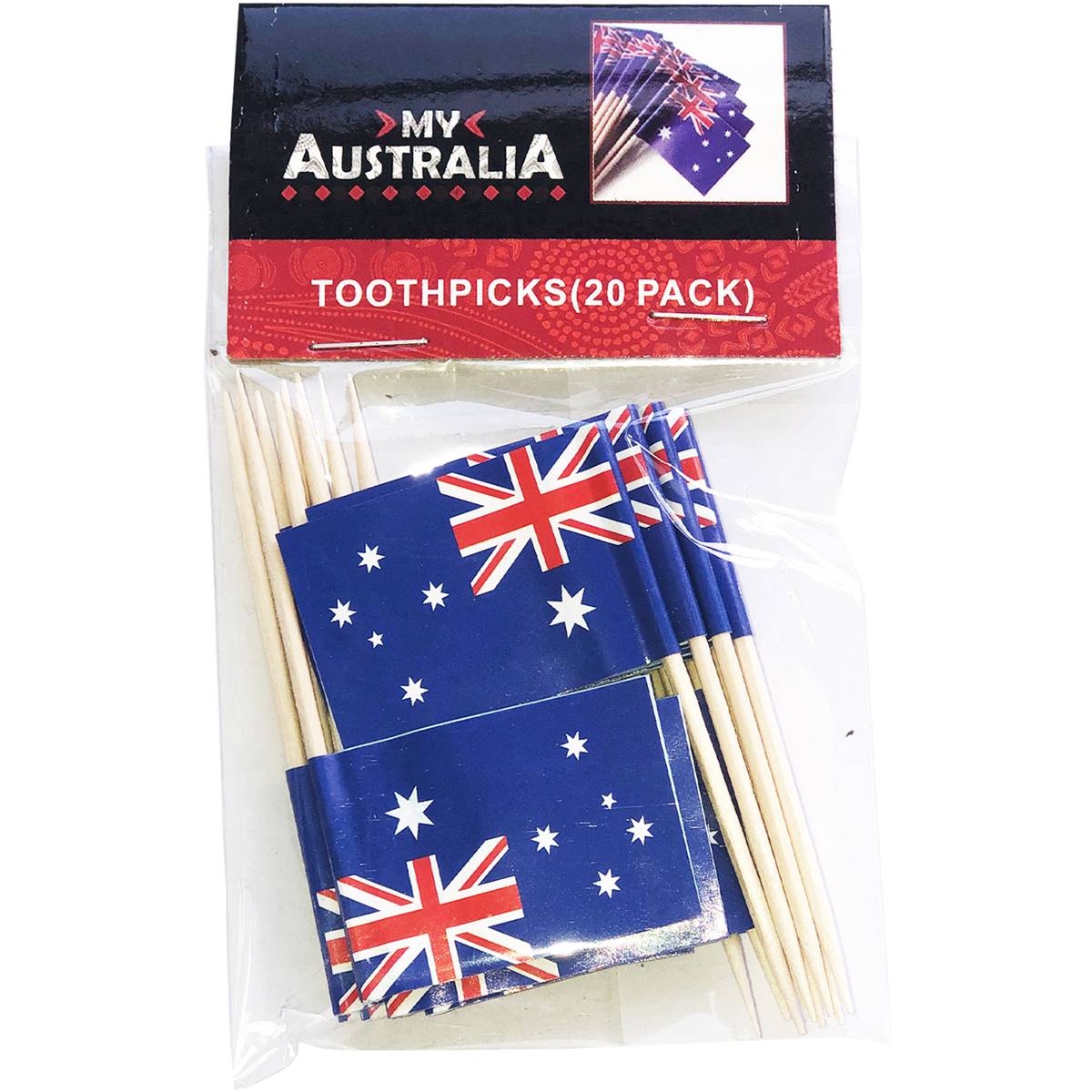 Australia Day Toothpicks 20 Pack Woolworths