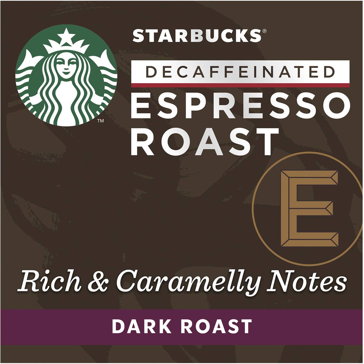 Starbucks By Nespresso Decaf Espresso Roast Coffee Pods Capsules 10