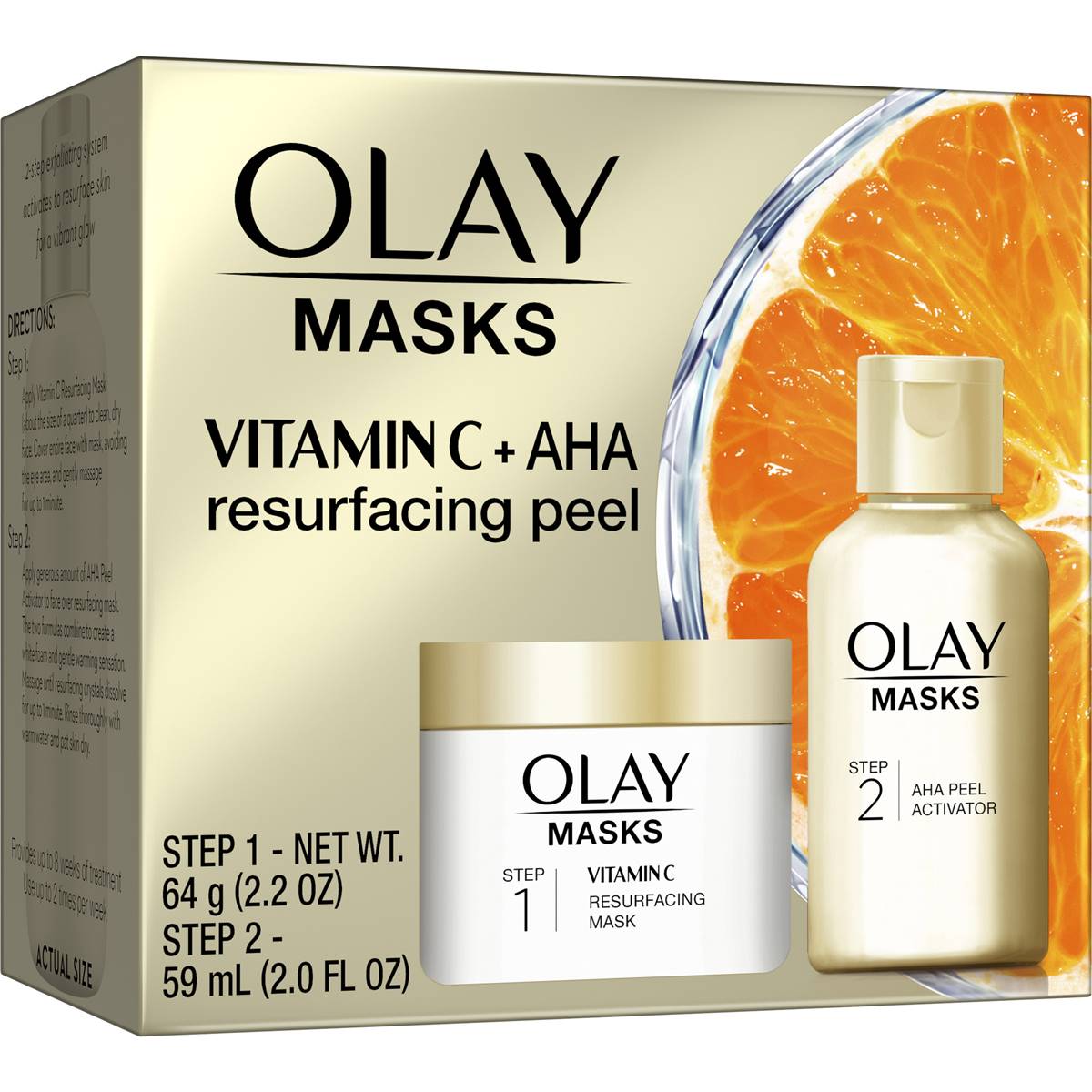 Olay Vitamin C & Aha Resurfacing Peel Each Woolworths