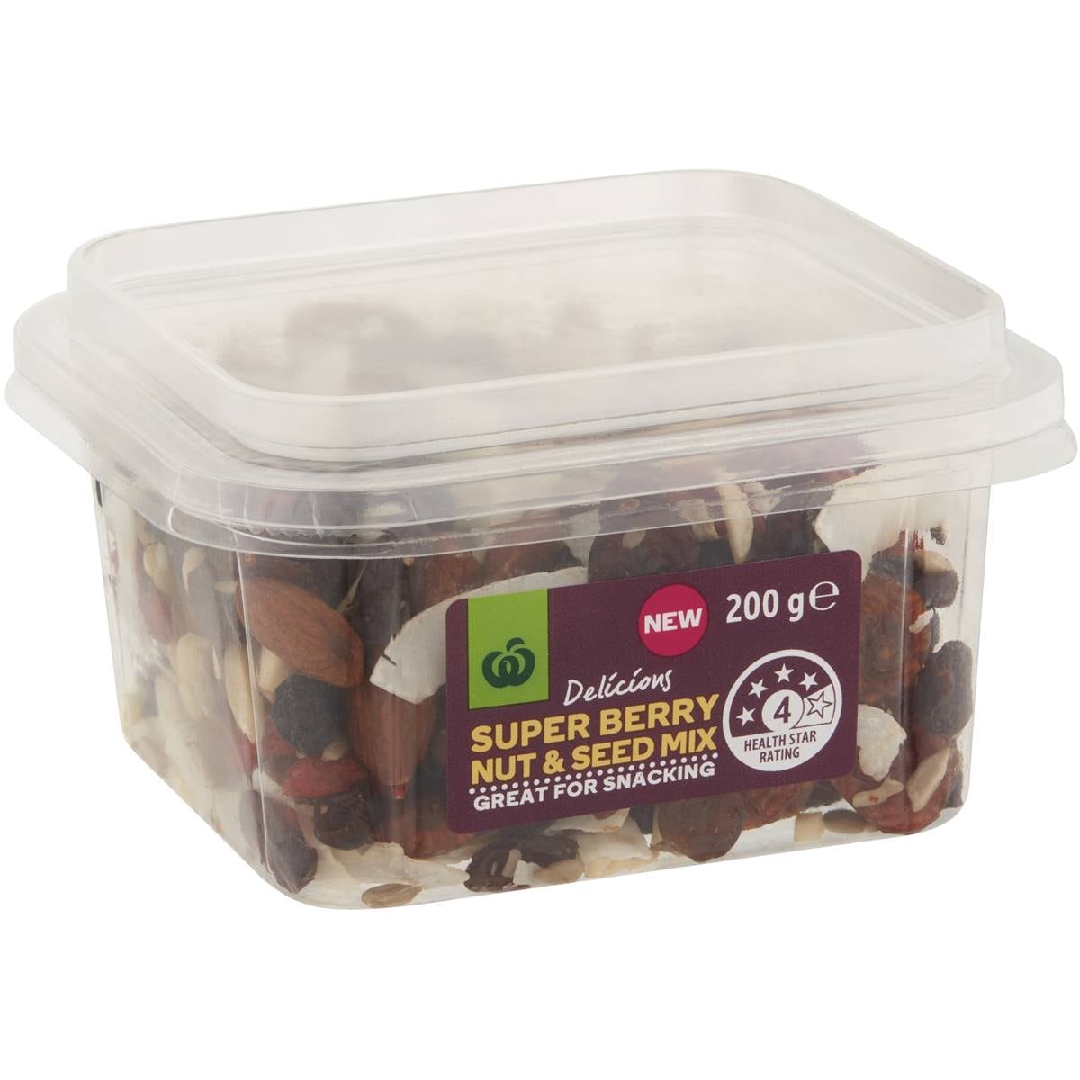 Woolworths Snack Pot Super Berry Nut & Seed Mix 200g Woolworths