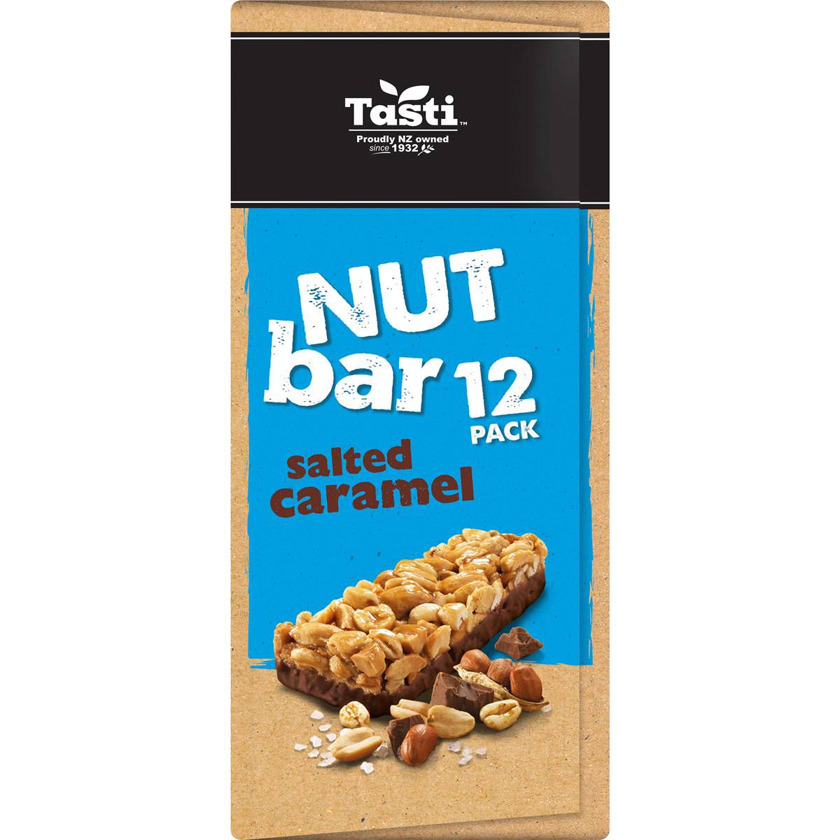 Tasti Nut Bar Salted Caramel 420g Woolworths