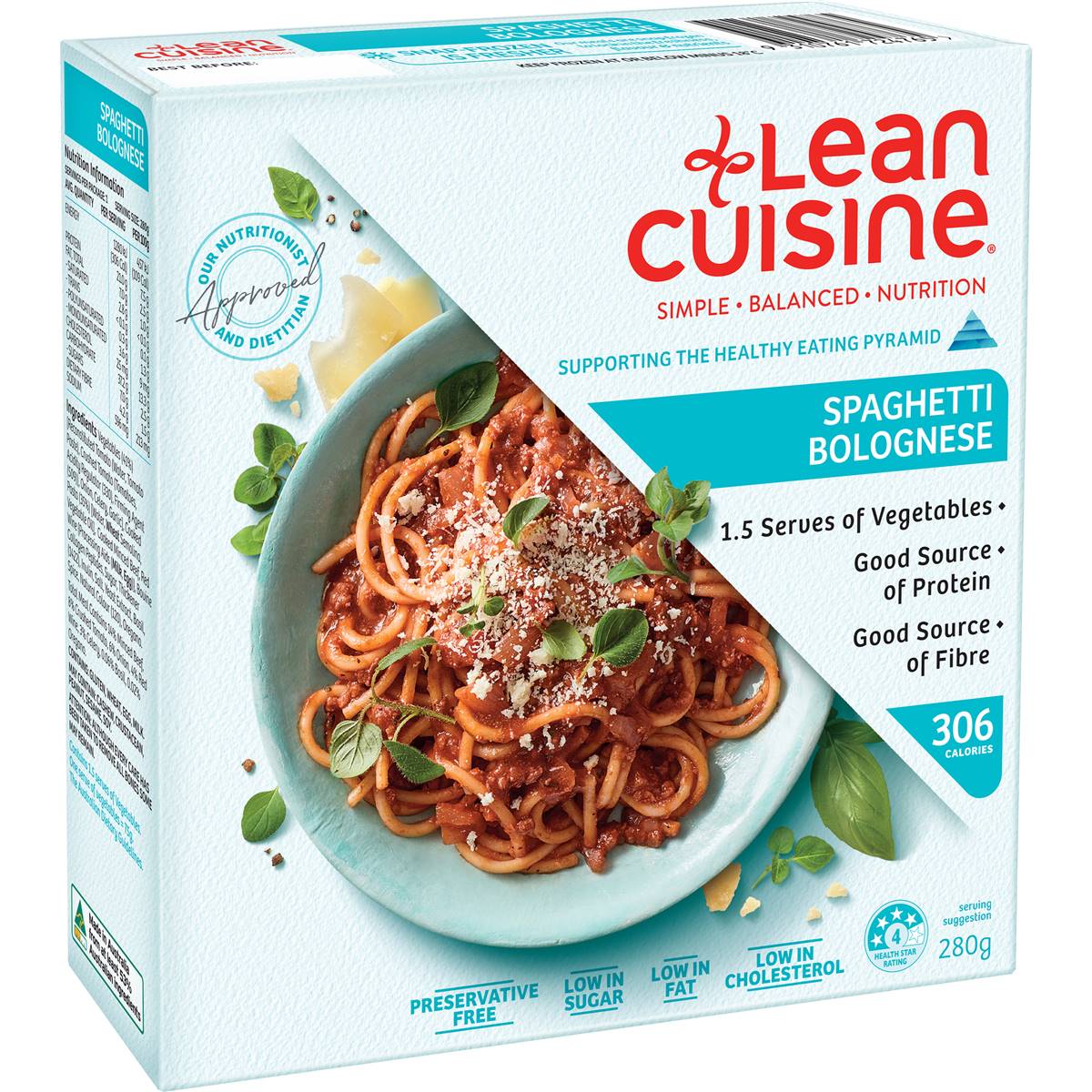 Lean Cuisine Spaghetti Bolognese Null 280G | Woolworths