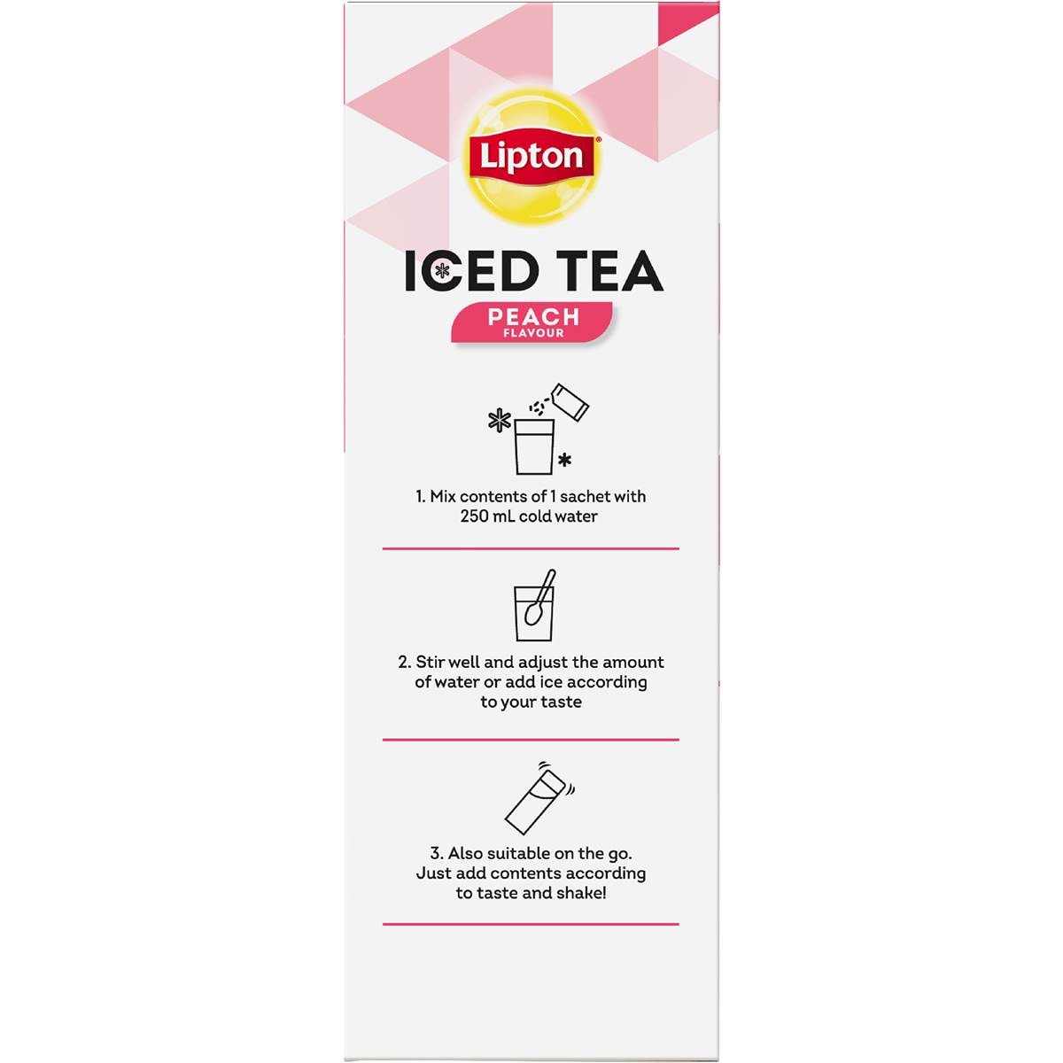 Lipton Peach Iced Tea Sachets 20 Pack Woolworths