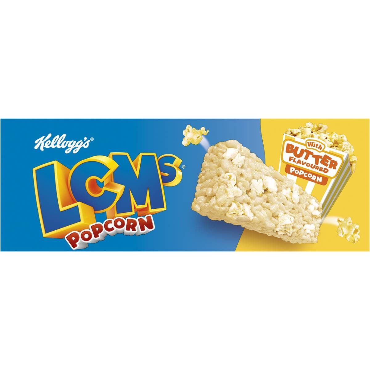 Kellogg's Lcms Butter Flavoured Popcorn Snack Bars 6 Pack Woolworths