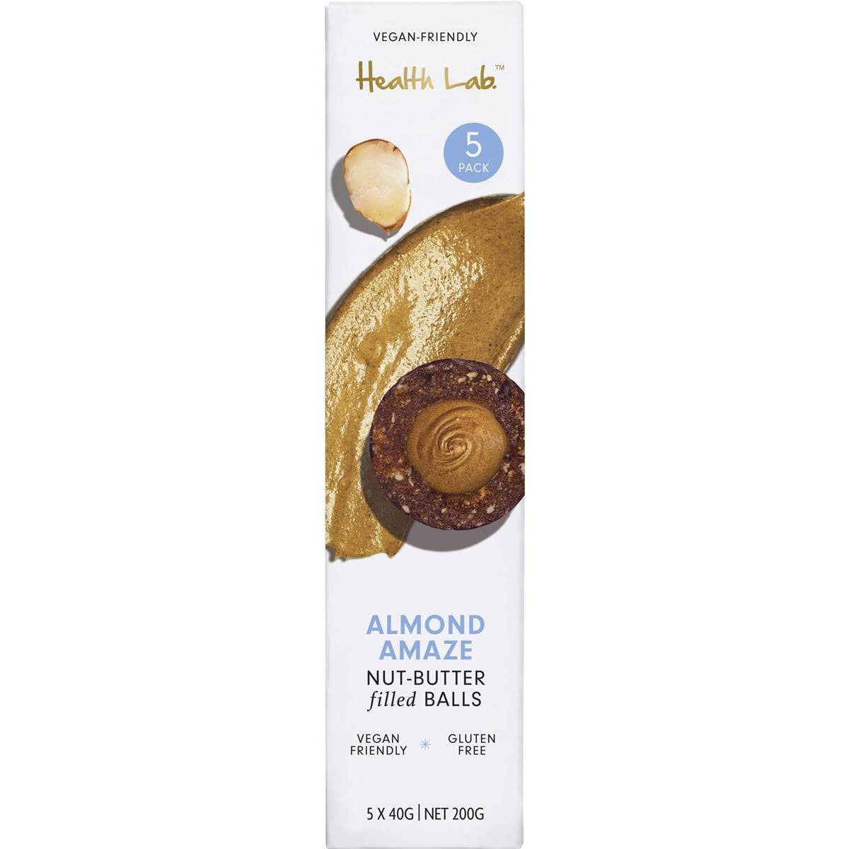 Health Lab Almond Amaze Nut Butter Filled Balls 200g Woolworths