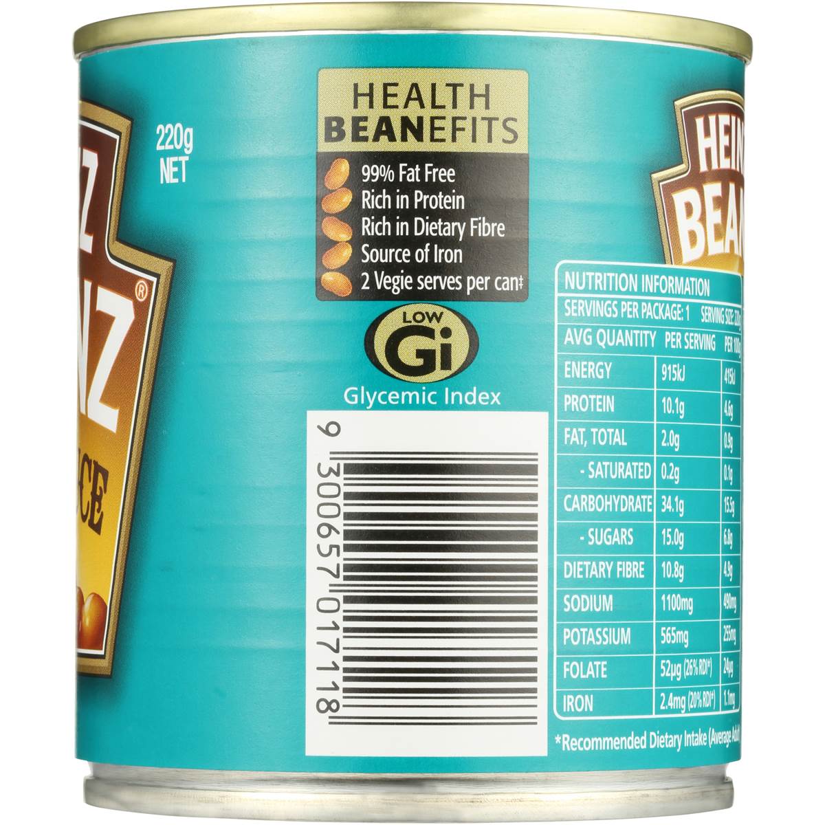 Heinz Baked Beans Barbecue Sauce 220g Woolworths