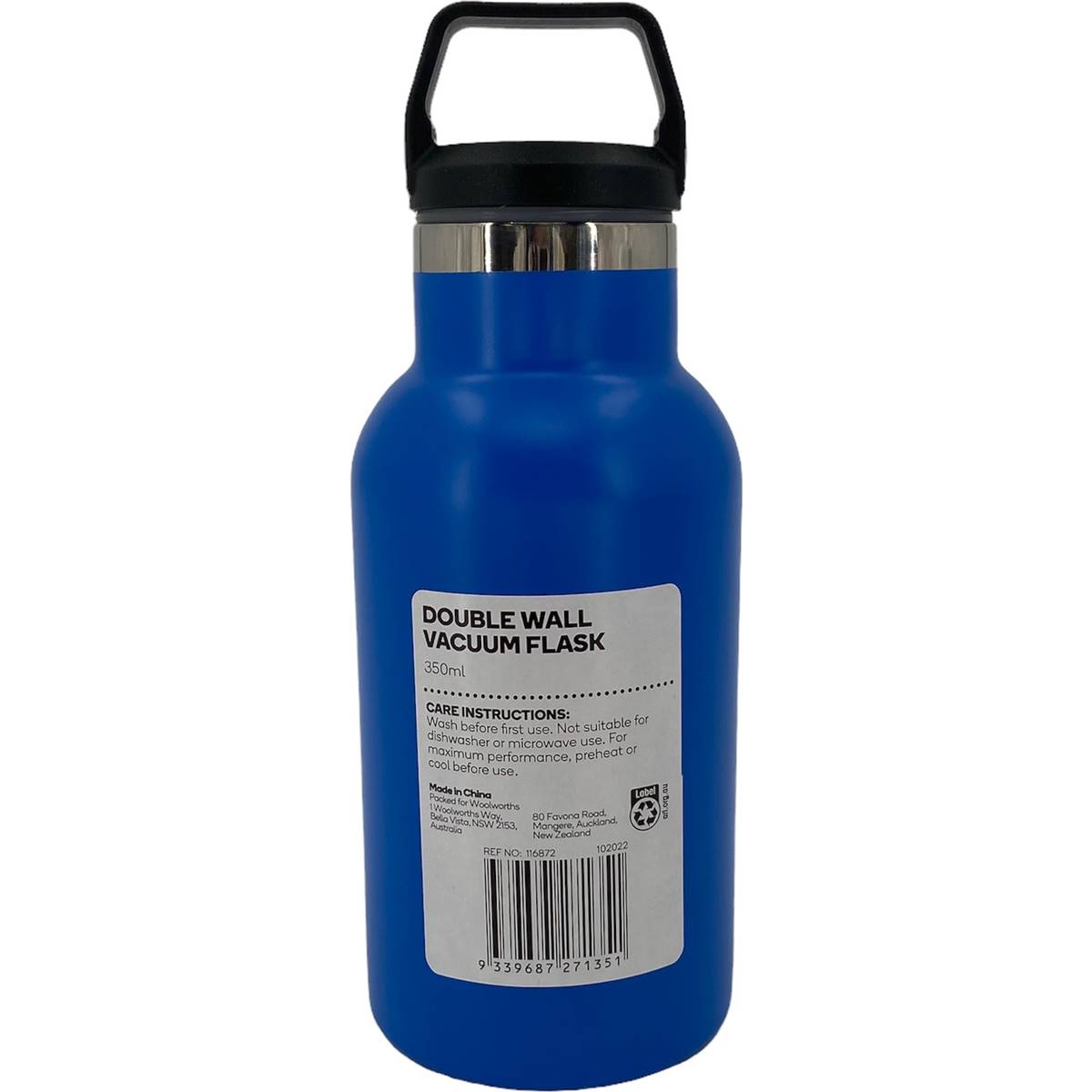 Woolworths Stainless Steel Vaccum Flask Assorted Each Woolworths