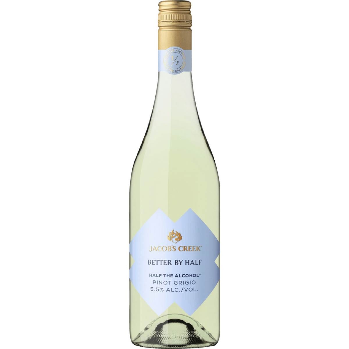 Jacob's Creek Better By Half Pinot Grigio 750ml Woolworths