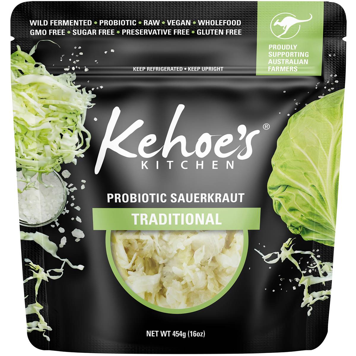 Kehoe's Traditional Sauerkraut 454g Woolworths