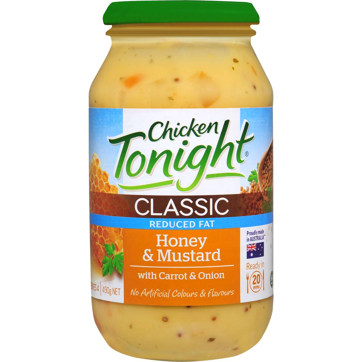 Chicken Tonight Simmer Sauce Honey Mustard Lite 480g Woolworths
