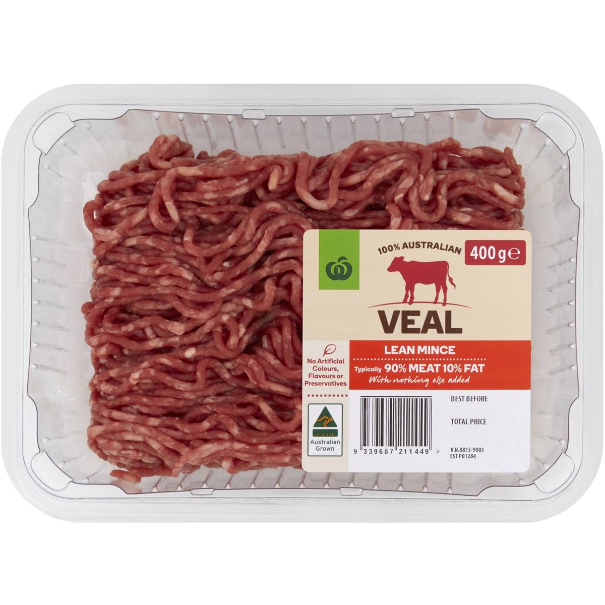 Woolworths Veal Mince 400g | Woolworths