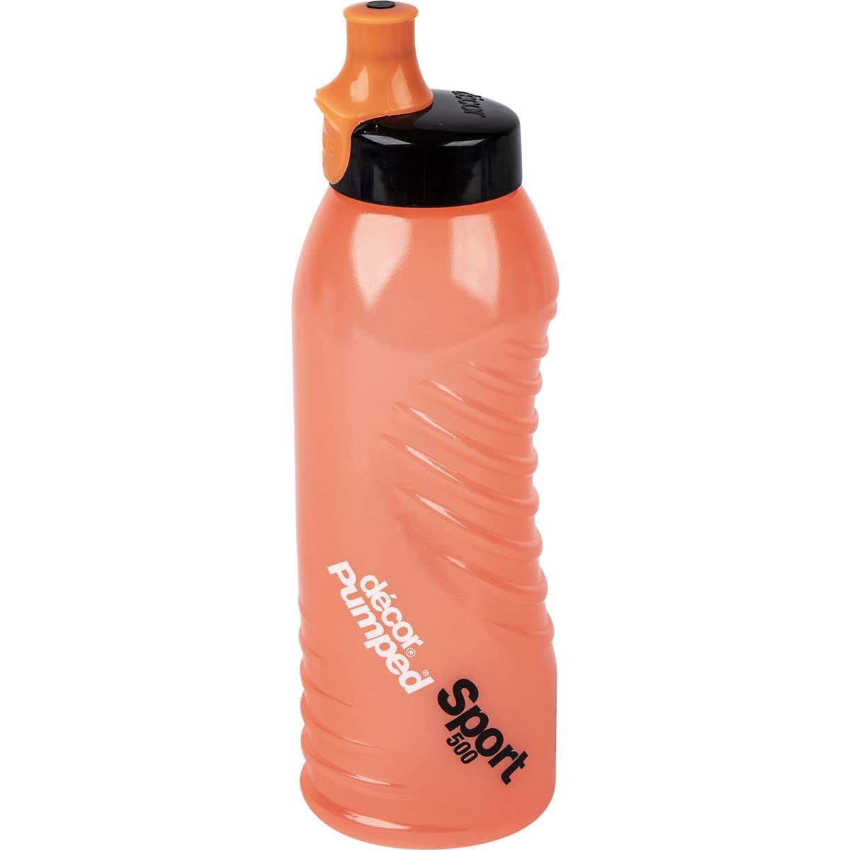 Decor Pumped Slider Sport Bottle Assorted 500ml Woolworths