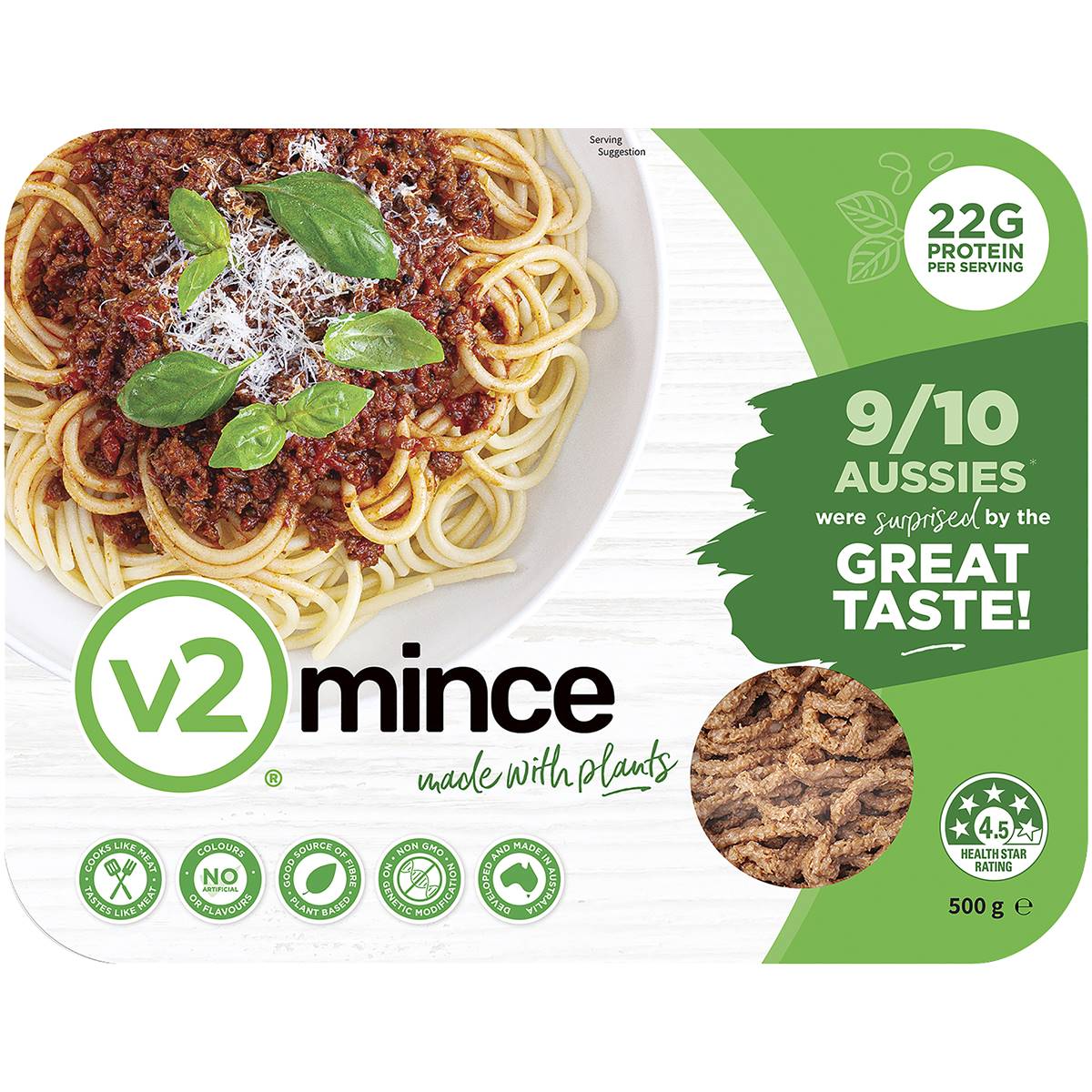 V2 Plant Based Mince 500g Woolworths