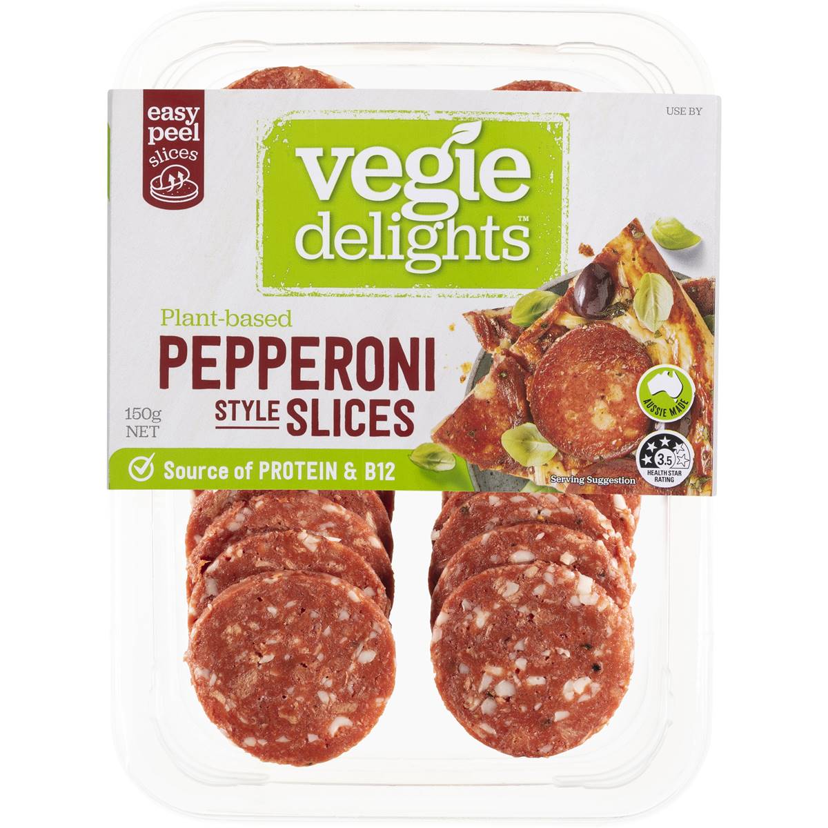 Vegie Delights Pepperoni Style Slices 150g Woolworths