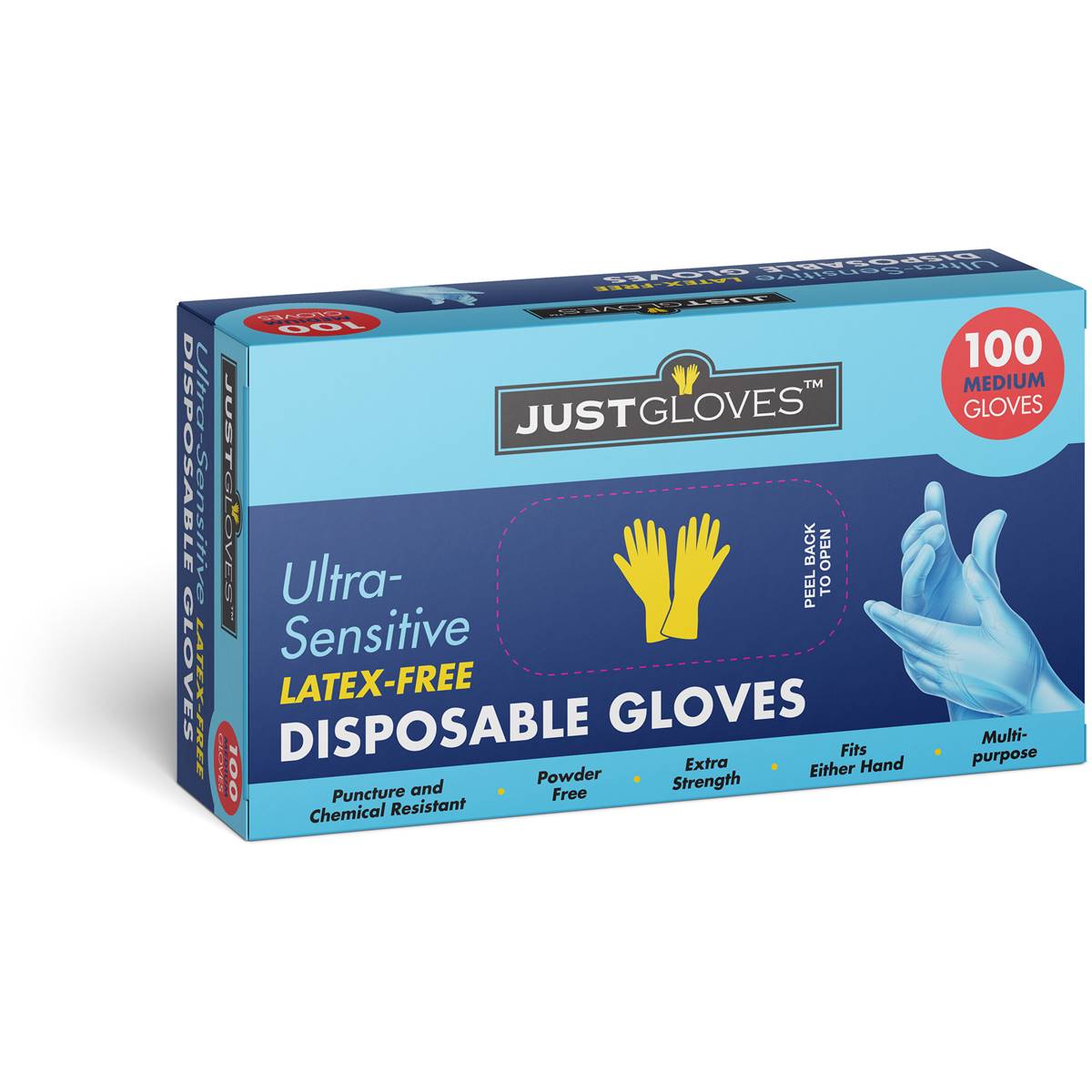 latex free gloves medium