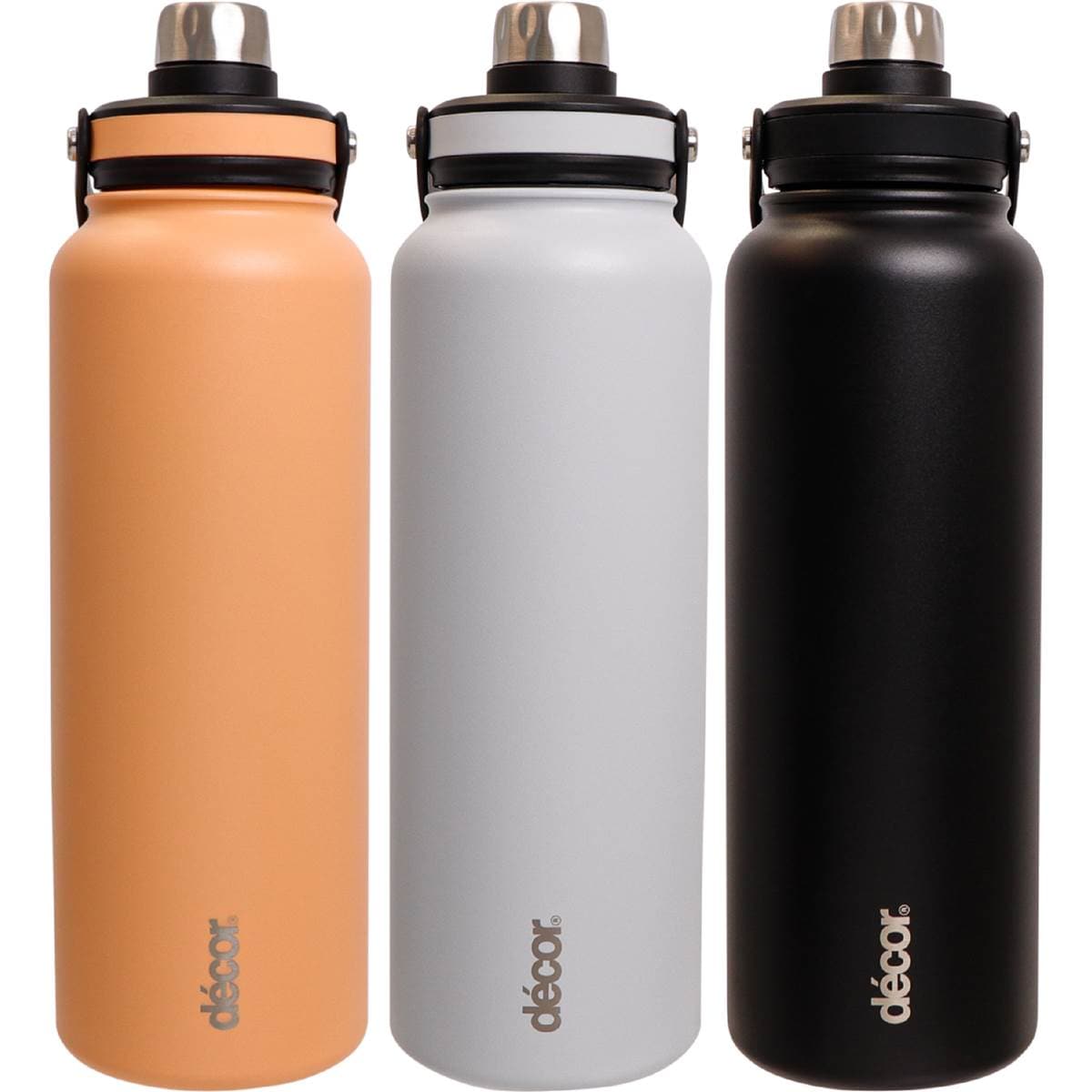 Decor Insulated Double Wall Adventurer Bottle Assorted 1.2l Woolworths