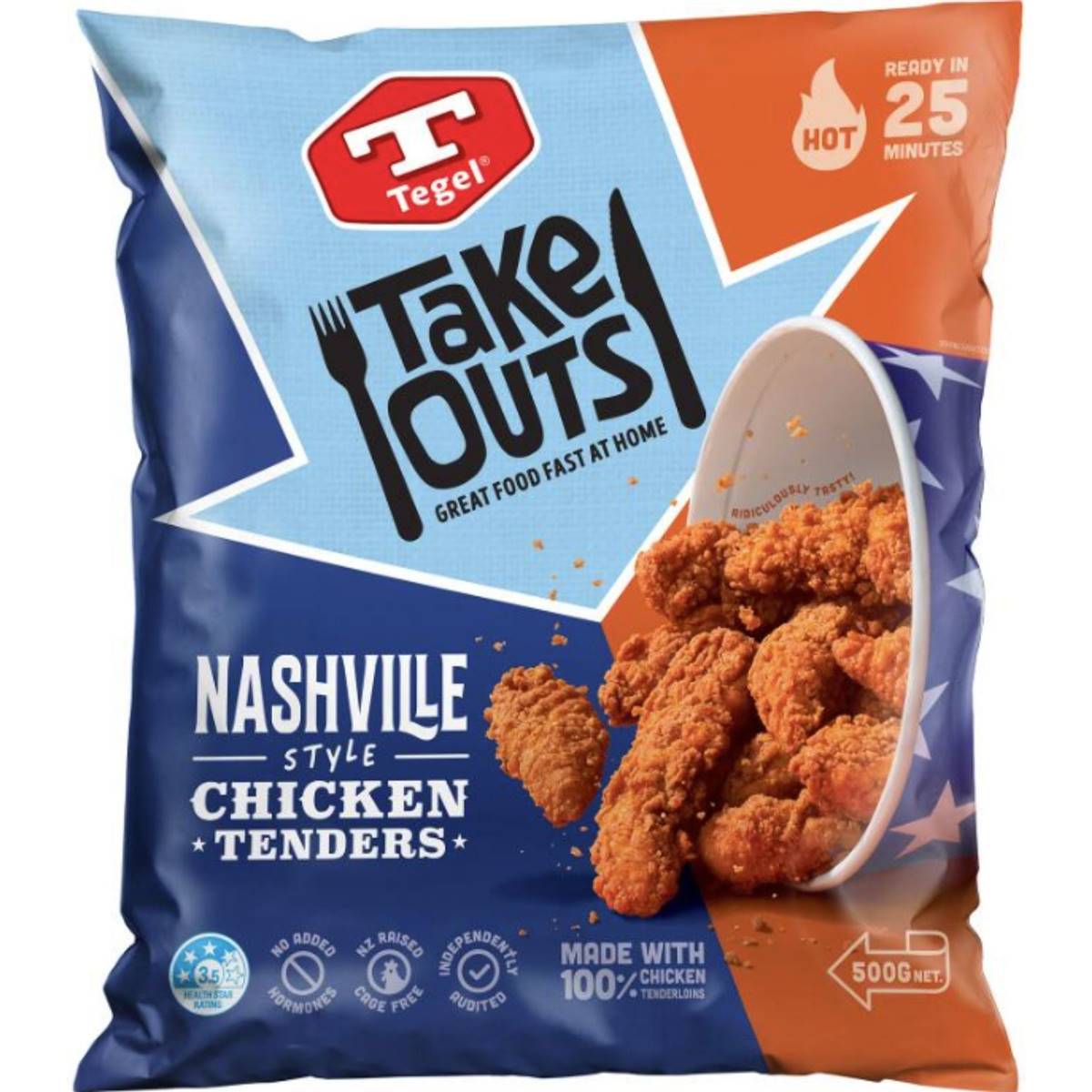 Tegel Take Outs Nashville Style Chicken Tenders