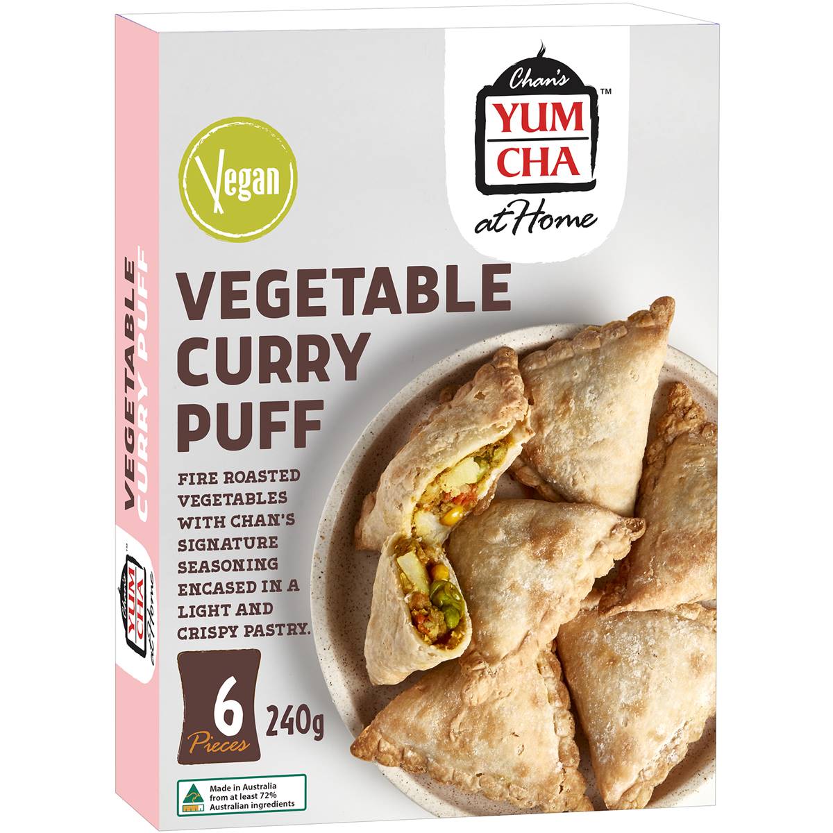 Chan's Yum Cha Vegetable Curry Puff 6 Pack Woolworths