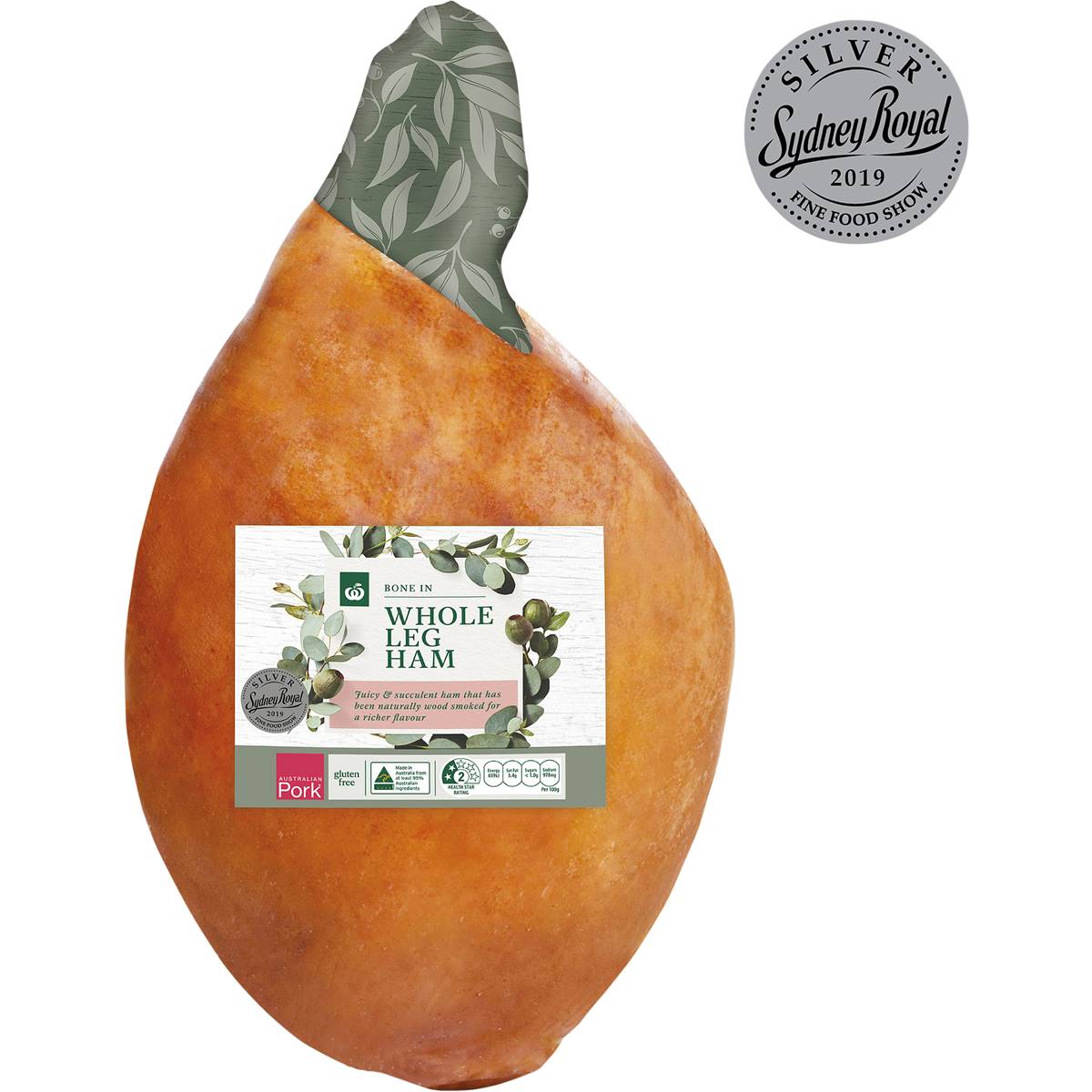 Woolworths Boneless Honey Maple Glazed Loin Ham