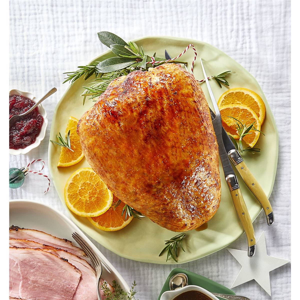Woolworths On The Bone Oven Roasted Turkey Breast 2.2kg 3.2kg