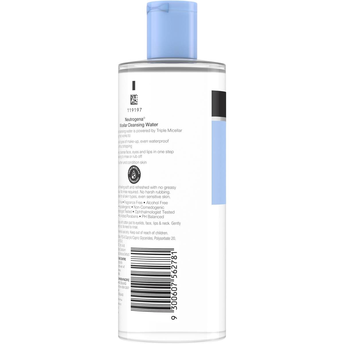 Neutrogena Micellar Cleansing Water 400ml | Woolworths