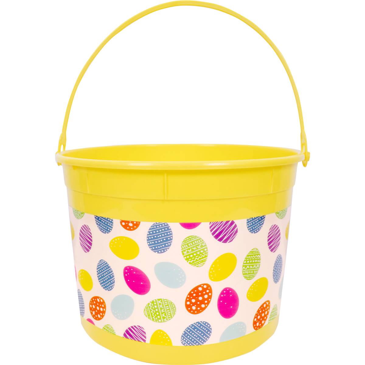 Easter Plastic Bucket Yellow Each Woolworths