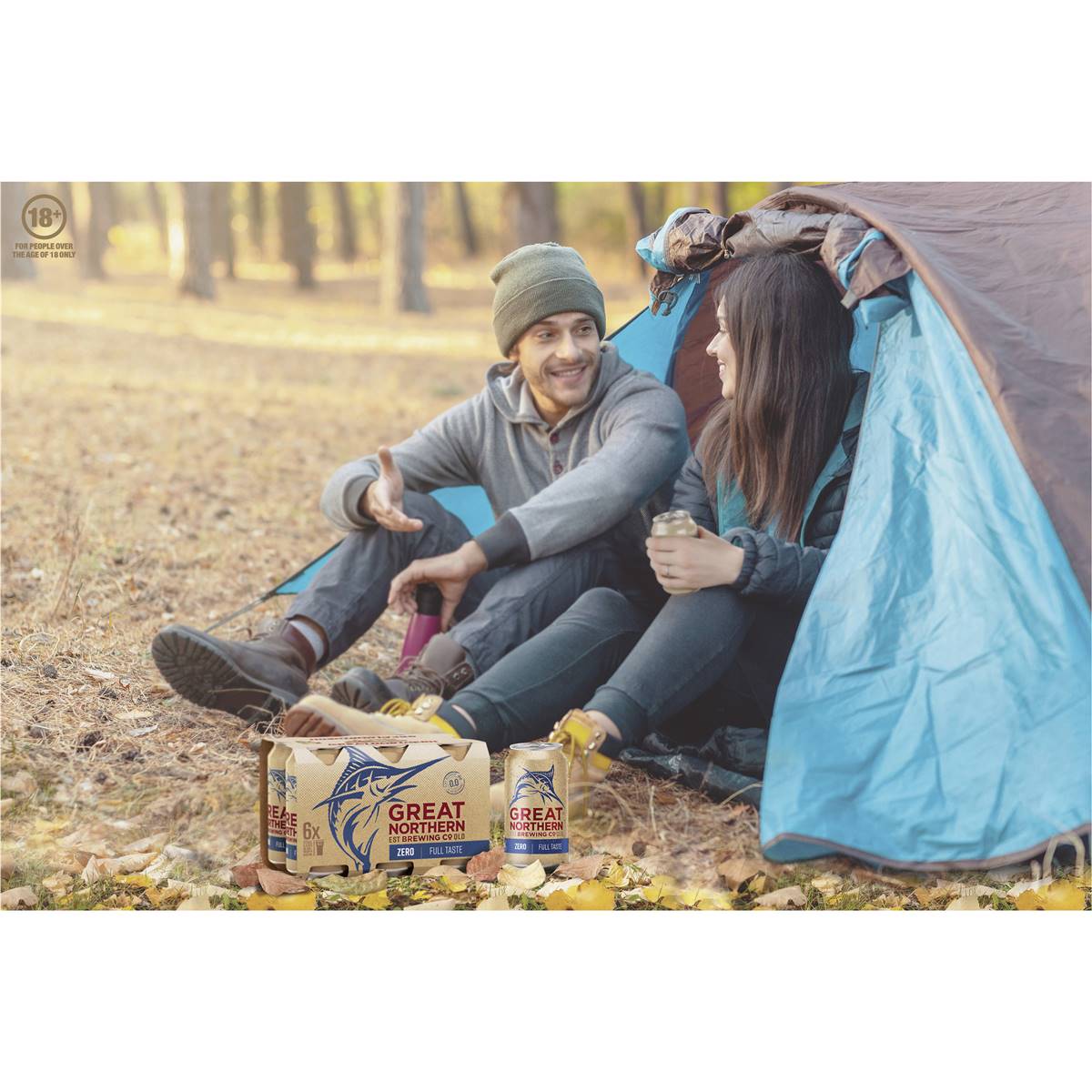 Great Northern Brewing Co Non Alcoholic Beer Cans Multipack 375ml X 6