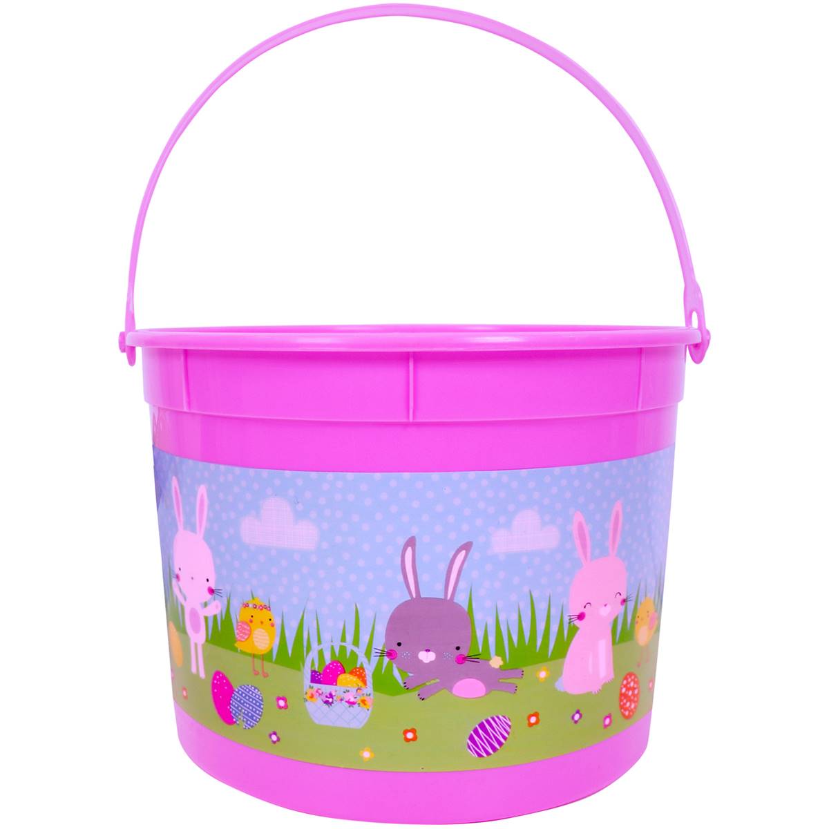 Easter Plastic Bucket Pink Each | Woolworths