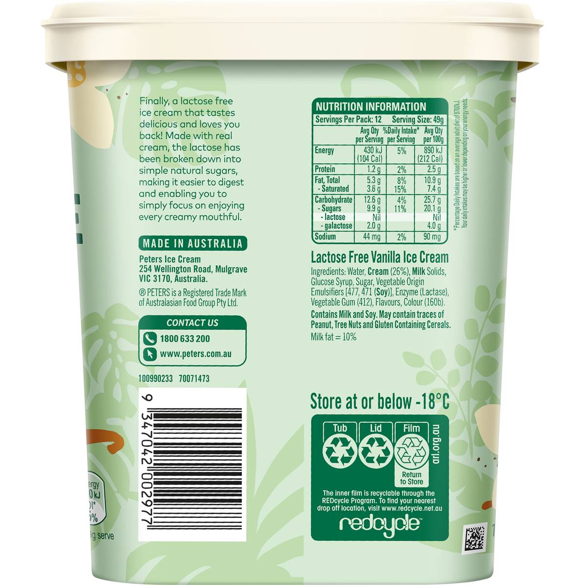 Peters Lactose Free Vanilla Tub 1 2l Woolworths lactose-free-vanilla-ice-cream-1l-woolworths-co-za