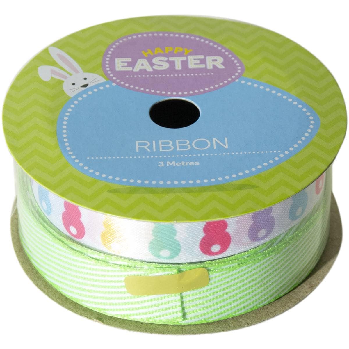 Easter Ribbon Satin 3m 2 Pack Woolworths