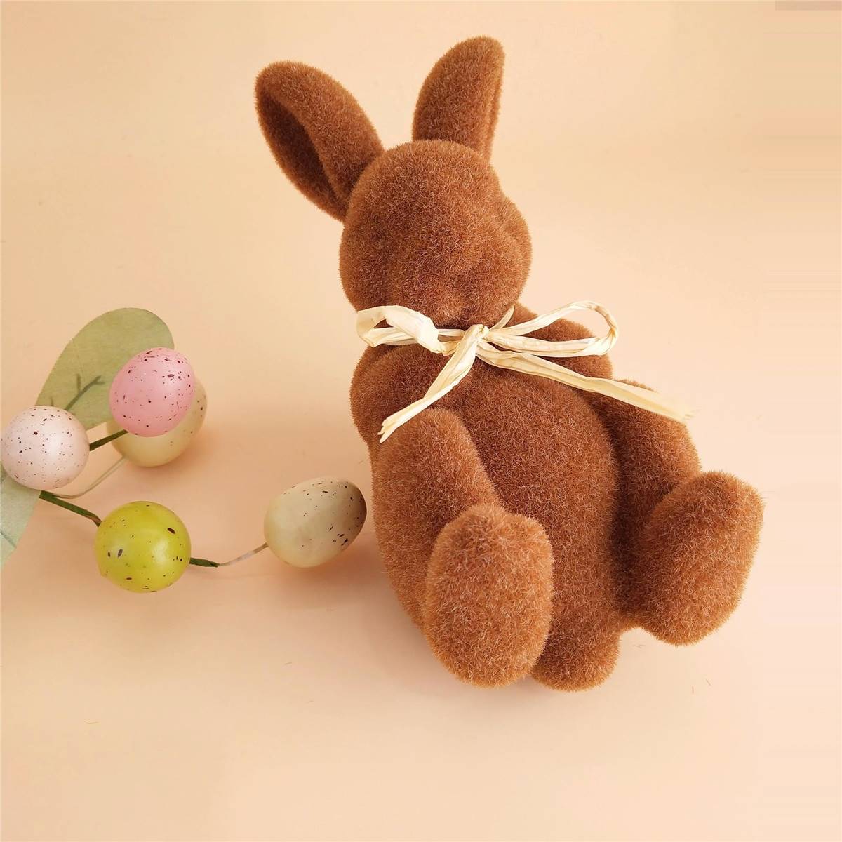 Easter Faux Moss Bunny Small Each Woolworths