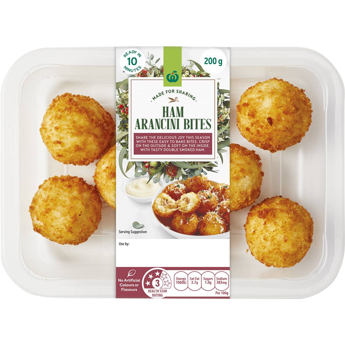 Woolworths Ham Arancini Bites